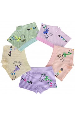 Girls Boyshort Hipster Panties Cotton Kids Underwear Set 