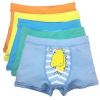 Boy's Boxer Briefs Comfortable Cotton Short Toddler Underwear 5 Pack