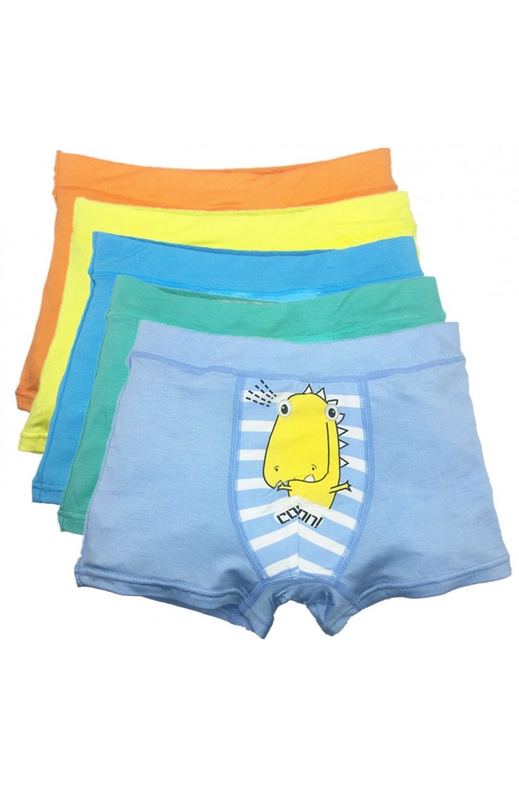 Boy's Boxer Briefs Comfortable Cotton Short Toddler Underwear 5 Pack