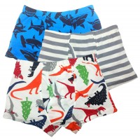 Boys Underwear Dinosaur Kids Boxer Briefs Cotton Underpants 3 Pack