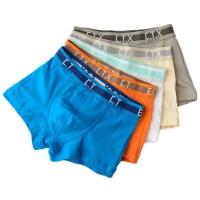 Boys Solid Color Cotton Stretch Short 5 Pack Underwear Boxers Briefs