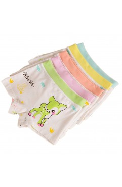 Girls Boyshort Briefs Underwear Super Soft Panties 5 -Pack